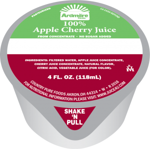 Ardmore Farms Apple Cherry Juice Frozen Cup