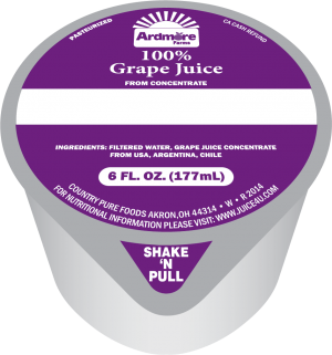 Ardmore Farms Grape Juice Frozen Cup