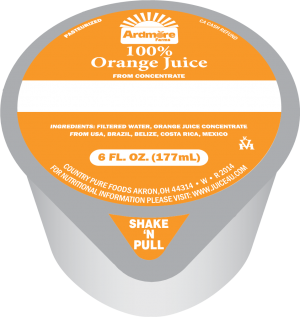 Ardmore Farms Orange Juice Frozen Cup