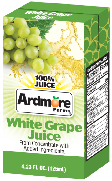 Ardmore Farms White Grape Juice Box