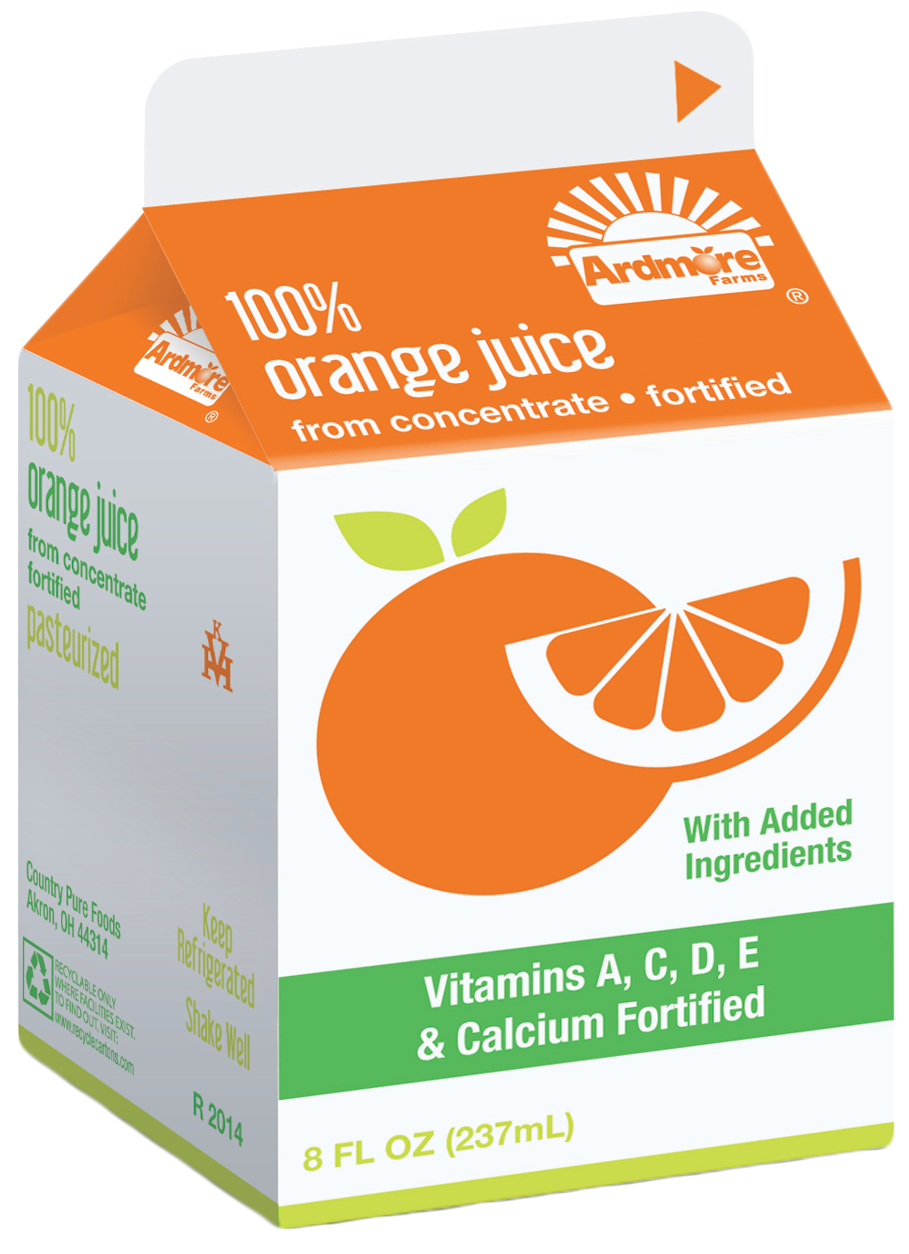 image of 8 fl.oz. orange juice carton