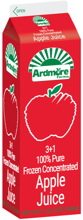 Ardmore Farms 3+1 100% Pure Frozen Concentrated Apple Juice