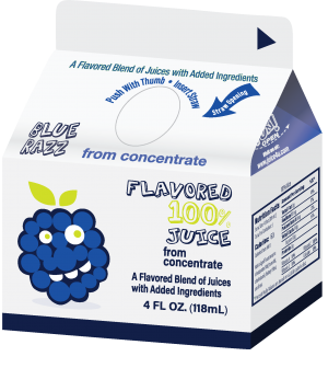 FUN! Blue Razz Frozen Carton