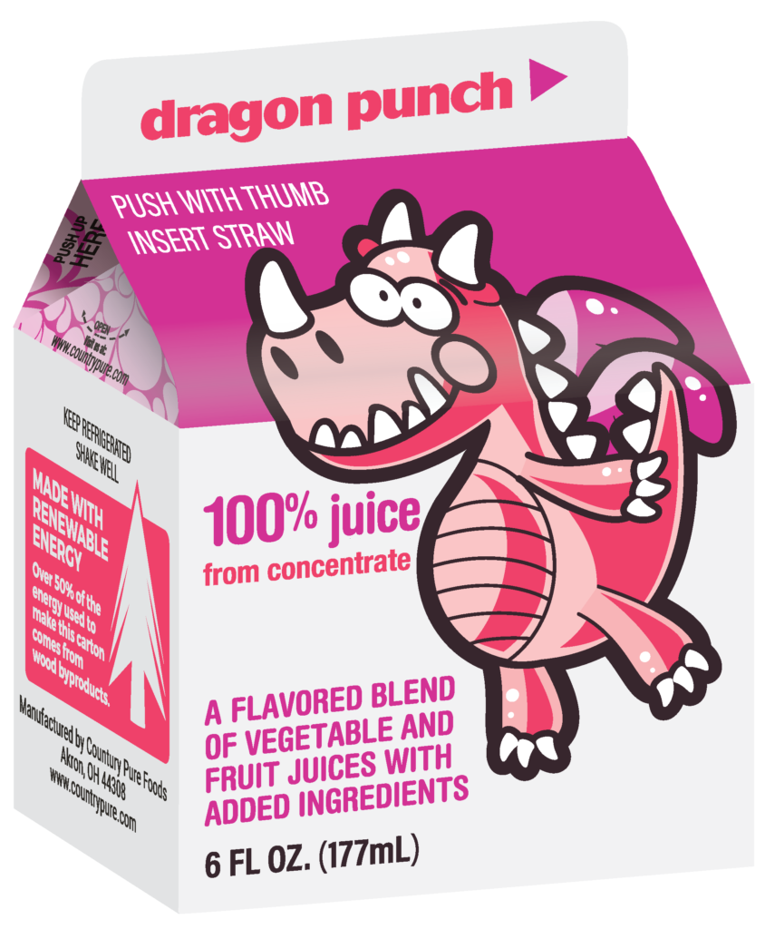 VBlend Dragon Punch Frozen Carton Country Pure