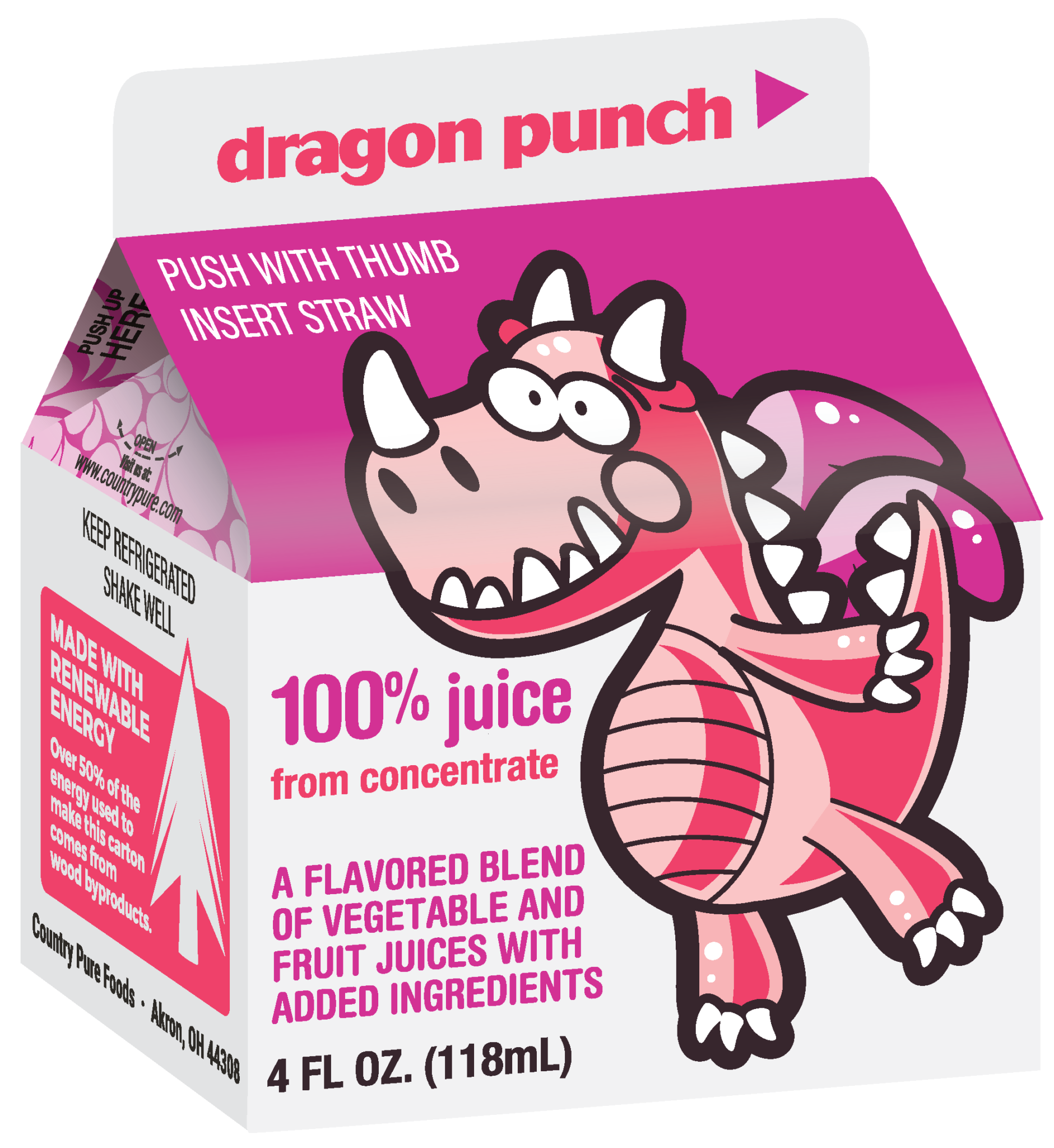 VBlend Dragon Punch Frozen Carton Country Pure