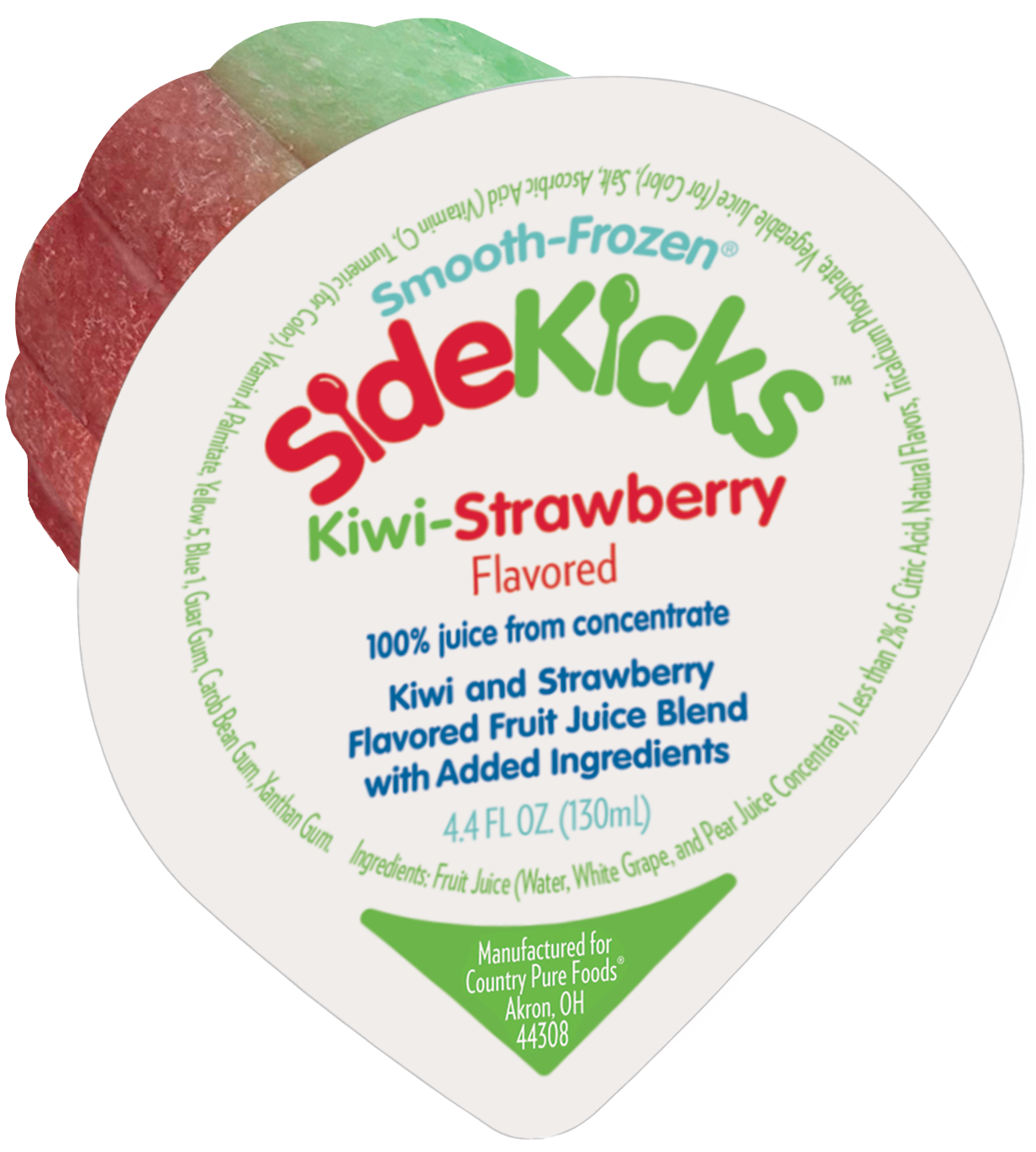 Smooth-Frozen SideKicks Kiwi-Strawberry
