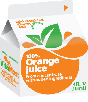 VitaMost Orange Juice Frozen Carton