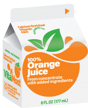 VitaMost Orange Juice Frozen Carton