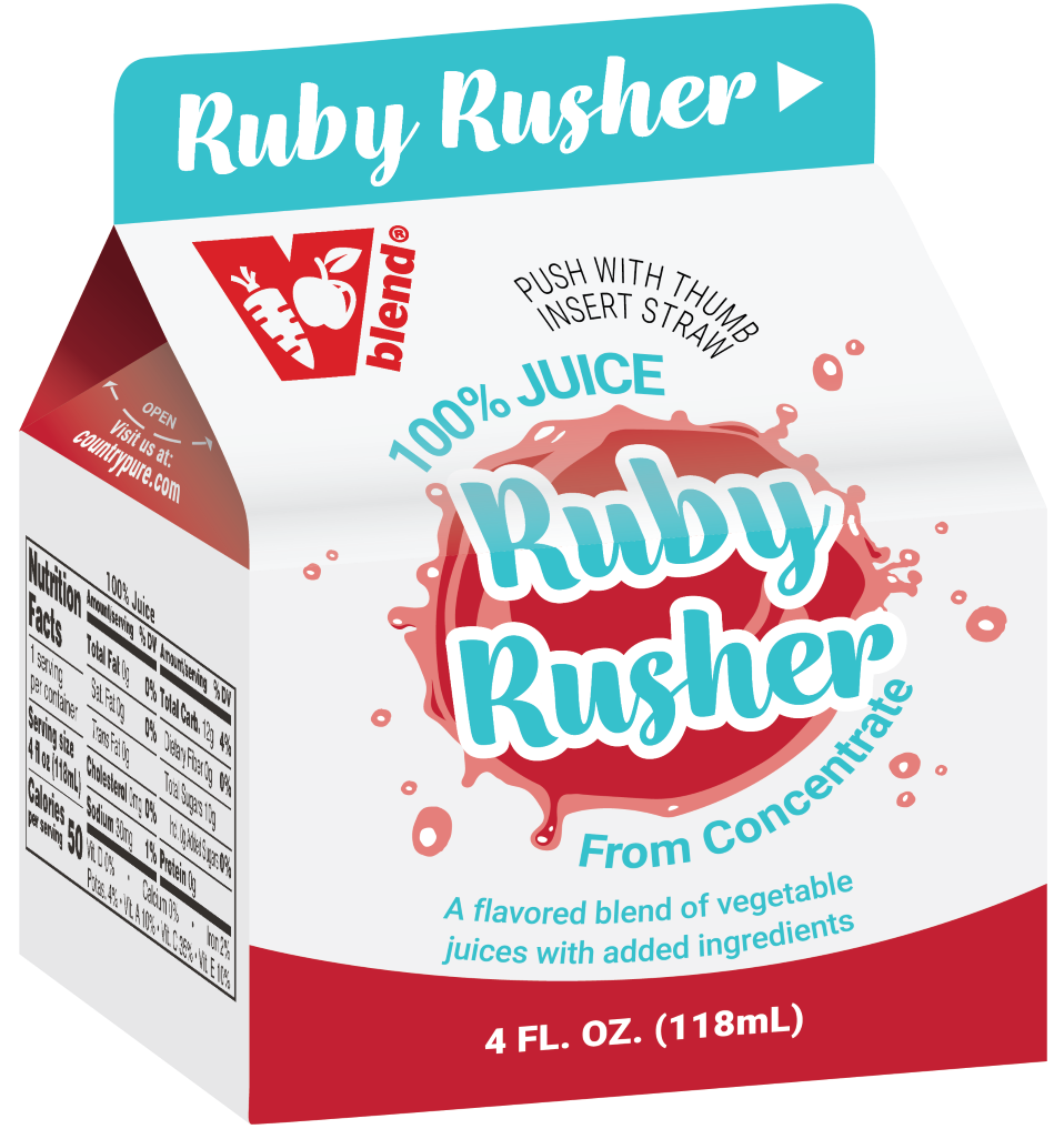 VBlend Ruby Rusher Frozen Carton