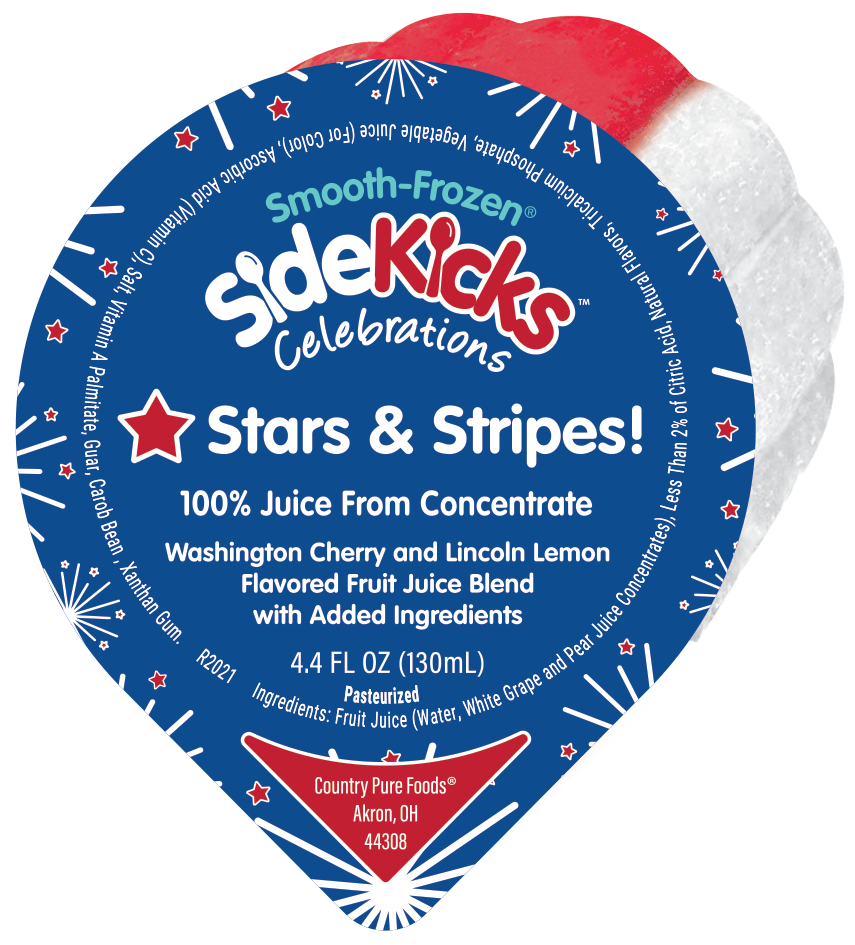 Smooth-Frozen SideKicks Celebrations Stars and Stripes!