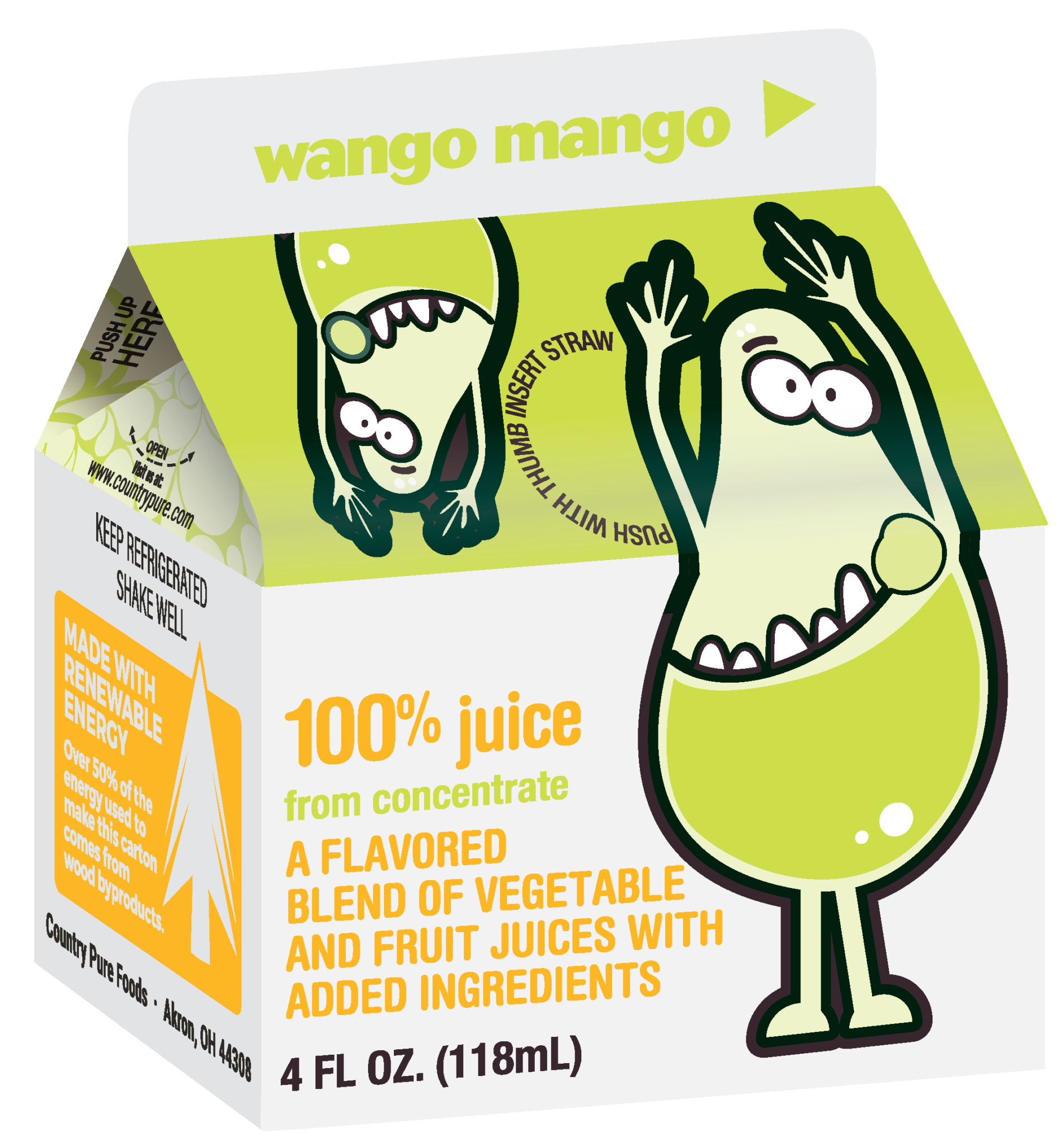 VBlend Wango Mango Frozen Carton Country Pure