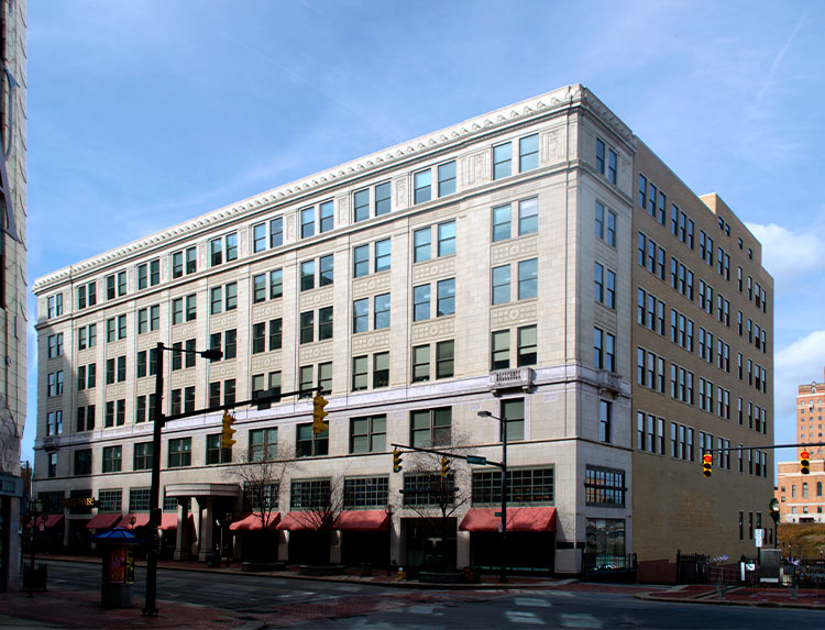 Exterior view of Akron Headquarters