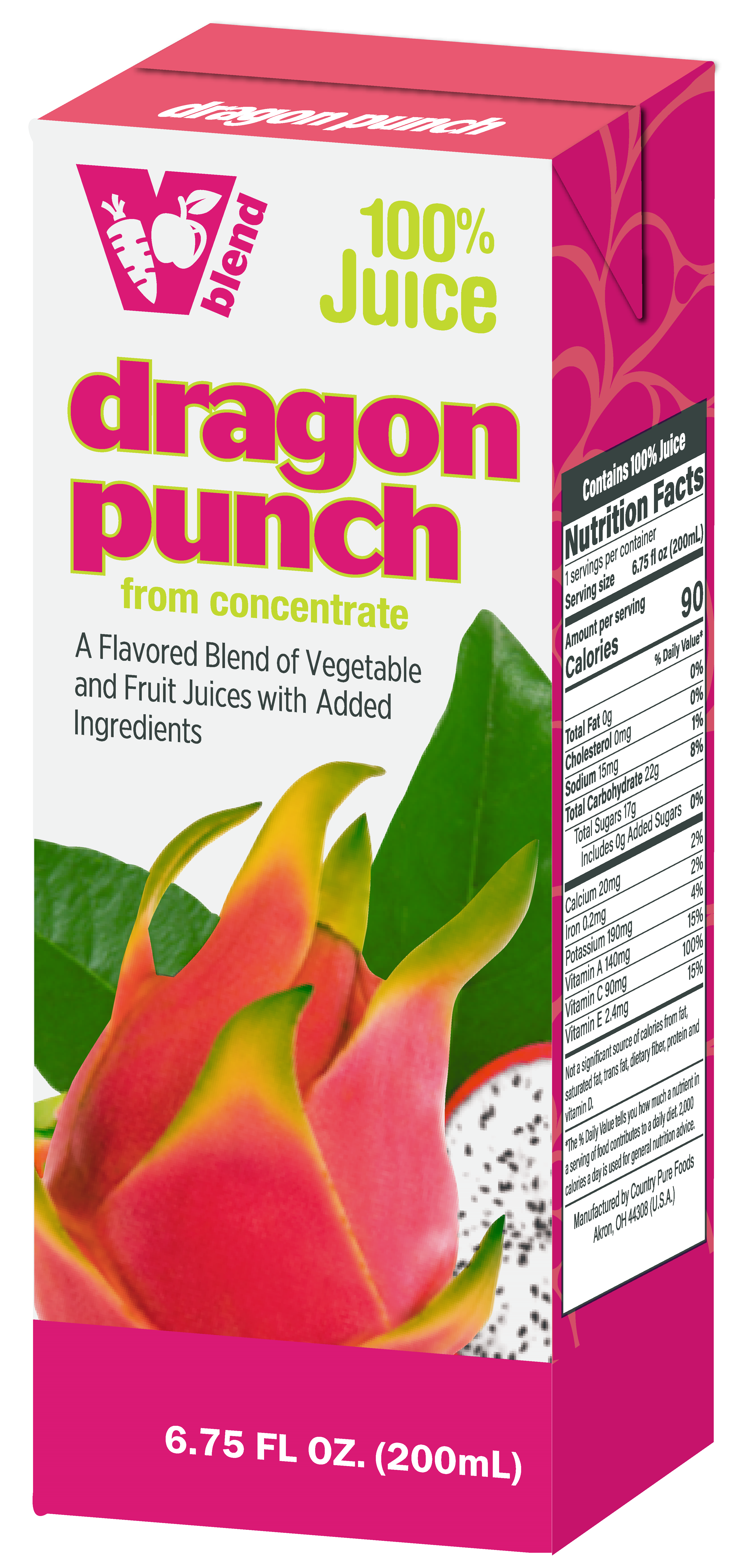 VBlend Dragon Punch Juice Box