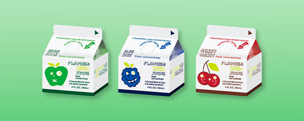 Juice cartons