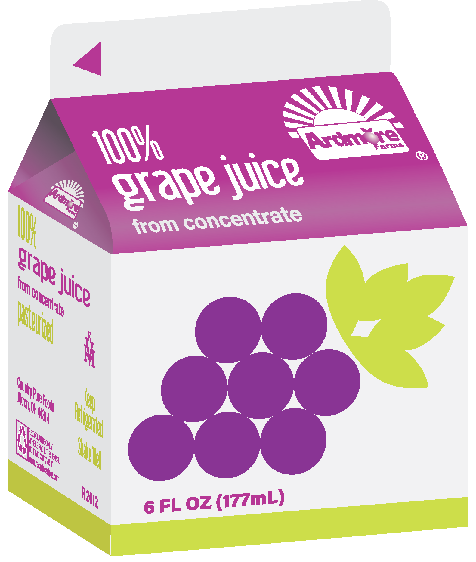 Ardmore Farms Grape Juice Chilled Carton